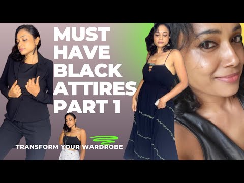 Must have black attires - part1 | #ytvideo #howtostyle #styling #dressing