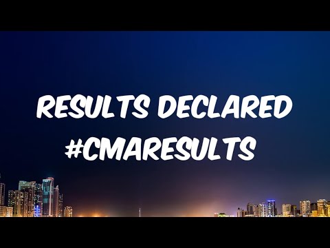 Results declared go and check out #cmaresults