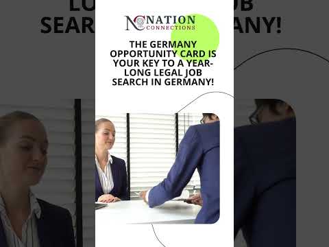 New And Easy Way to Enter Germany Opportunity Card @NCVisas #MakeItInGermany #LegalJobSearch #Career