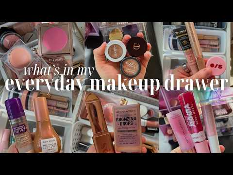 What's in my Everyday Makeup Drawer ✨ products I want to use before summer ends!!