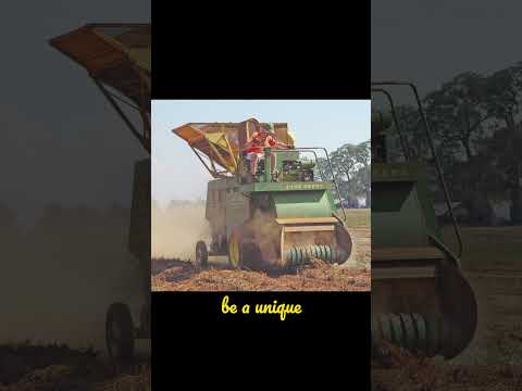 John Deere 111 Peanut Combine #johndeere