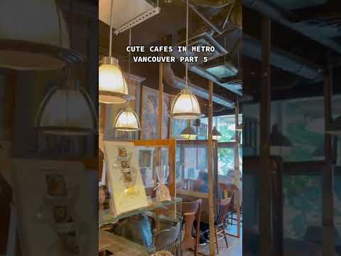 Art themed cafe in downtown vancouver | Cute Cafes in Metro Vancouver Pt.5 #shorts