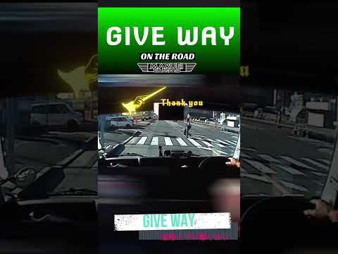 Give Way-譲る気持ちで事故防止-【ドラレコ映像】