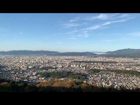 大文字火床から見る京都市内