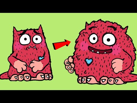 Love Monster - Help Kids Learn How To Anti-anxiety, Mind Focus, Breathing Slowly - Fun Game For Kids