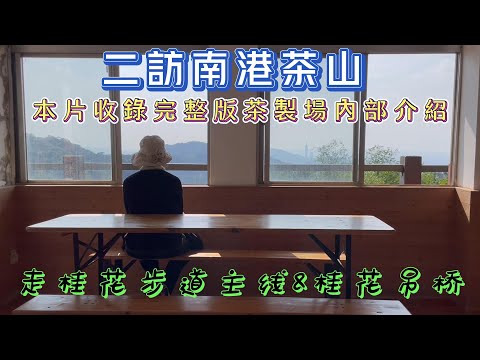 南港茶葉製造示範場內部完整介紹 （二次到訪）I 走桂花步道主線&親水步道&探訪桂花吊橋環狀路線