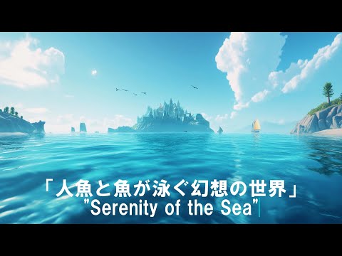 「海と人魚の癒しのひととき / Serenity of the Sea: A Mermaid's Tale」