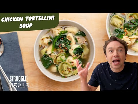 Soothing Chicken Tortellini Soup on a Budget