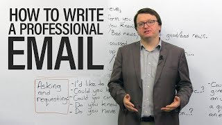 How to write professional emails in English