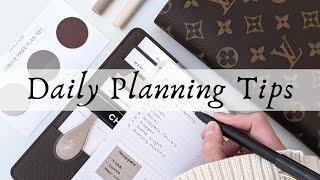 3 Daily Planning Tips | How to Plan Your Day Effectively