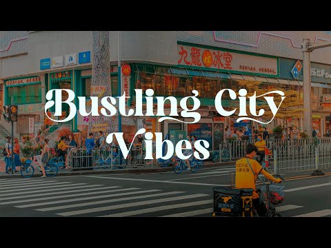 Bustling City Vibes 🏙️ Japanese Lofi Mix for Relaxation and Focus