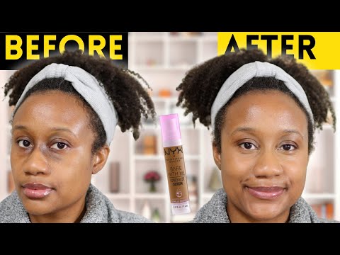 THIS ERASES DARK CIRCLES!? |  NYX Bare With Me Concealer Serum Review