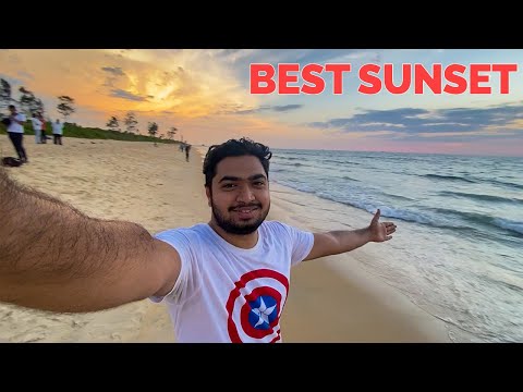 MALPE NITK SURATHKAL BEACHES |  BEST SUNSET OF INDIA | UDUPI KANNADA VLOG #NITK #kannada #beach