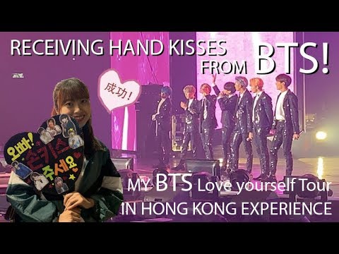 BTS俾飛吻我？隔離仲有朴寶劍！ 190320 BTS Love Yourself Tour in Hong Kong