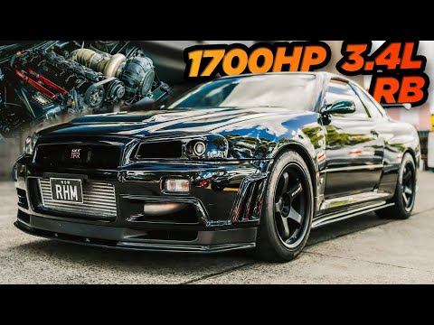 1740HP R34 GTR "RHM" STREET PULLS | RB26 Rocket Bunny | SR20 Datsun | (How it's Made - Turbosmart)