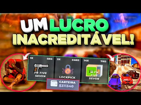 roubei muito LOOT E fiquei rico COM mod menu GTA RP