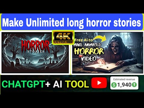 create a horror story using AI||Elevate Your Horror Content on YouTube with AI Expertise||AI Videos