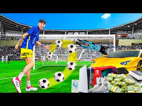 Score the Goal, I'll Buy You ANYTHING! (Soccer Challenge)