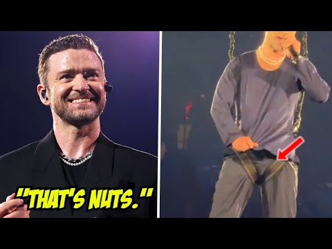 Justin Timberlake Has NSFW Wardrobe Malfunction During Concert