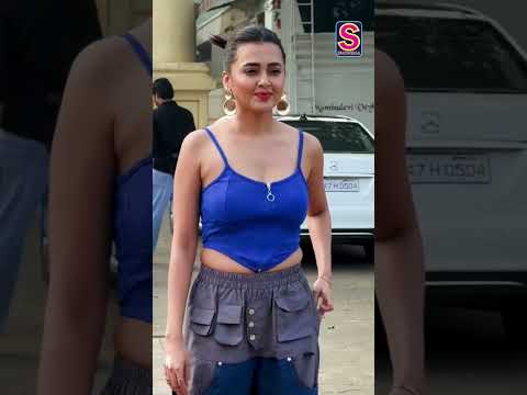 Naagin Actress Tejasswi Prakash Looks Cool In Her Cargo Look, Spotted At MasterChef Celebrity Set