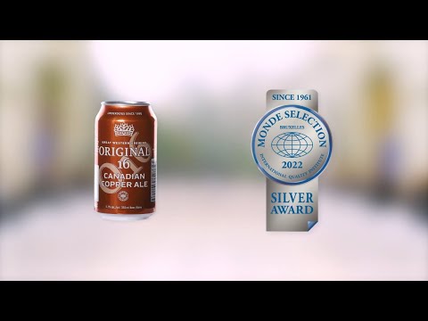 Original 16 Canadian Copper Ale - Silver Quality Award 2022 from Monde Selection