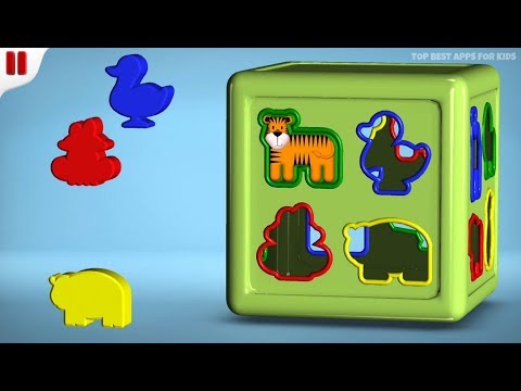 Learn shapes for kids with Shape Sorter Cognitive and Matching Toy App