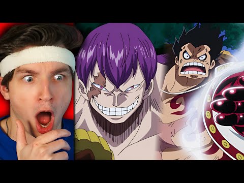 GEAR 4 LUFFY VS. CRACKER!! (one piece reaction)