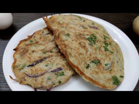 Potato Omelette Recipe | Easy Breakfast Recipe | Potato Egg Recipe | High Protein Breakfast