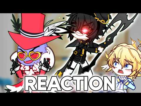 Lucifer Brothers React to God meet Valentino || Hazbin Hotel Gacha Animation || REACTION