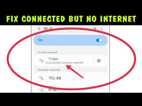 How to Fix WiFi Connected but No Internet access on Android  || Fix WiFi connection problem