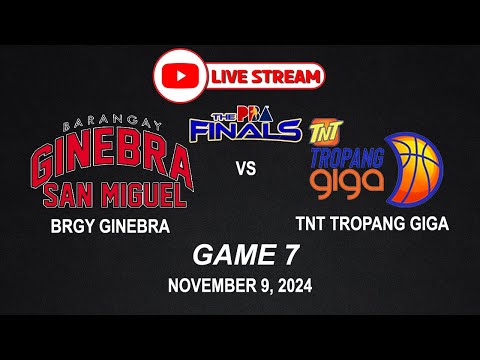 LIVE NOW! BRGY GINEBRA vs TNT TROPANG GIGA | PBA FINALS | November 9, 2024 | NBA2K24 Simulation Only