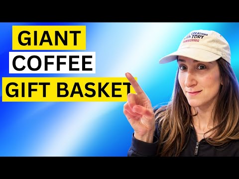 How To Make A Giant Coffee Gift Basket