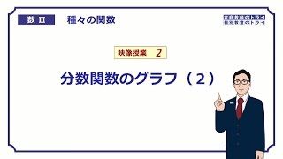 【高校　数学Ⅲ】　関数２　分数関数のグラフ２　（２１分）