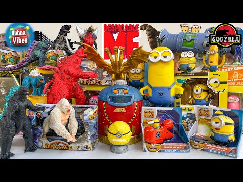 Special? Satisfying with Unboxing MINIONS Happy Meal Toys & Hiya Toys GODZILLA 2019 |DESPICABLE ME 4