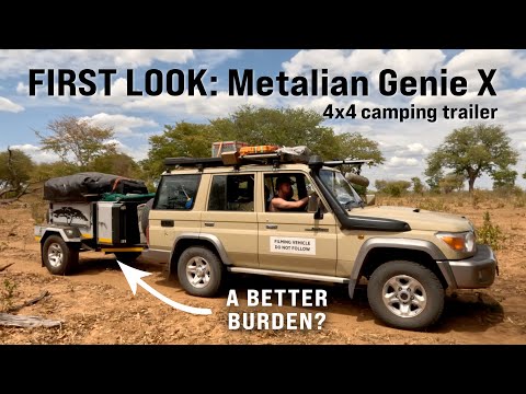 FIRST LOOK: Metalian Genie X camping trailer - a small 4x4 trailer with a lot of features.