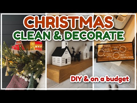 *NEW* 2023 CHRISTMAS CLEAN & DECORATE! DECLUTTER CLEAN & ORGANIZE / SIMPLE & BUDGET FRIENDLY IDEAS