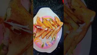 Cheesy Vegetable Sandwich🍔#viralvideo #food #lucknowcuisine #snack full recipe in my YouTube channel