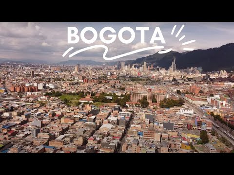 Bogota Kolumbien Südamerika 7,2 Mio. Einwohner mit der Drohne in 4K