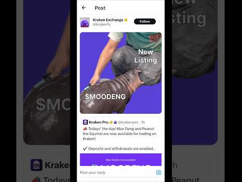 MOODENG KRAKEN LISTING 💥 MOODENG BIG PUMP SOON 🔥 MOODENG TOKEN TRENDING #tradingcoins #youtubeshorts