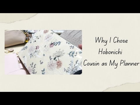 Why I Chose Hobonichi Cousin as My Planner