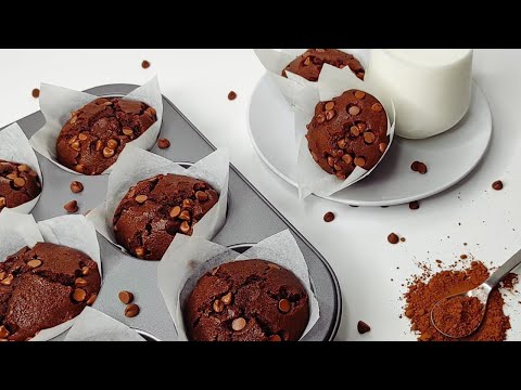 How To Make Double Chocolate Chip Muffins