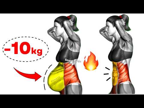 The Best Exercises for Hanging Belly Fat🔥 | Lose Belly Fat in 1 Week ➜30-Minute STANDING Abs Workout