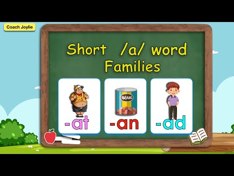 Short /a/ Families || Short Aa Word Families