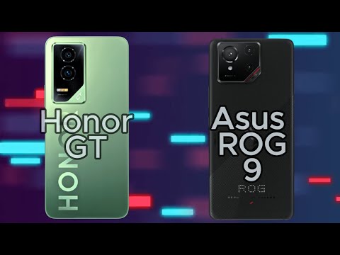 Honor GT vs Asus ROG 9 gaming phone comparison