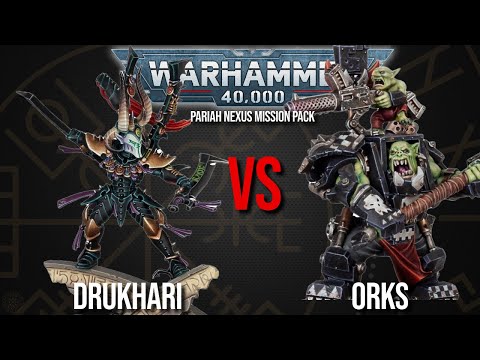 Drukhari Vs Orks - Warhammer 40k 10th Edition