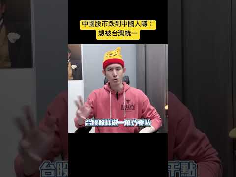 中股股災大跌，粉紅喊：能理解台灣不想被統一