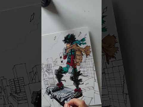 Let's continue My Hero Academia drawing timelapse #myheroacademia #mha #animefan #fanart #drawing