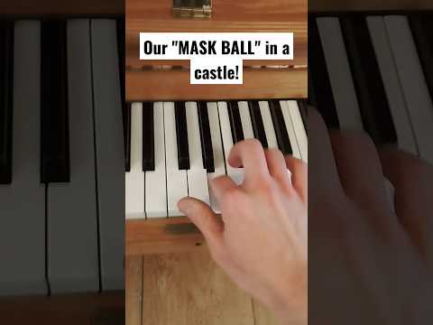 "Mask Ball" in a castle! #baroque #castle #posh #piano #mask #ball #keys