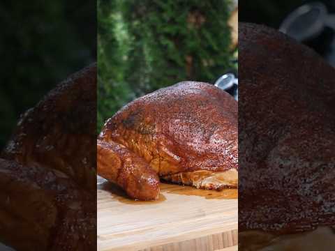 Best Smoked turkey Breast Recipe #BBQ #shorts