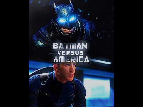 Batman Vs Captain America | Capcut Edit 🔥 #shorts #dc #dccomics